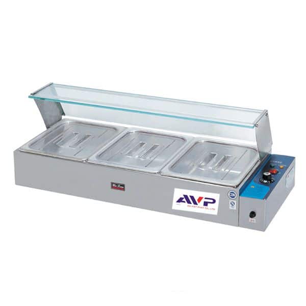 Tủ Giữ Nóng - Tủ Hâm Nóng Thức Ăn 3 Khay Để Bàn