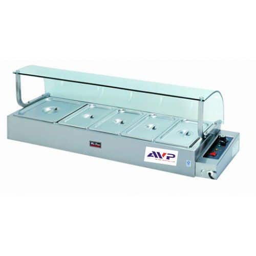 Tủ Giữ Nóng- Tủ Hâm Nóng Thức Ăn 5 Khay Để Bàn