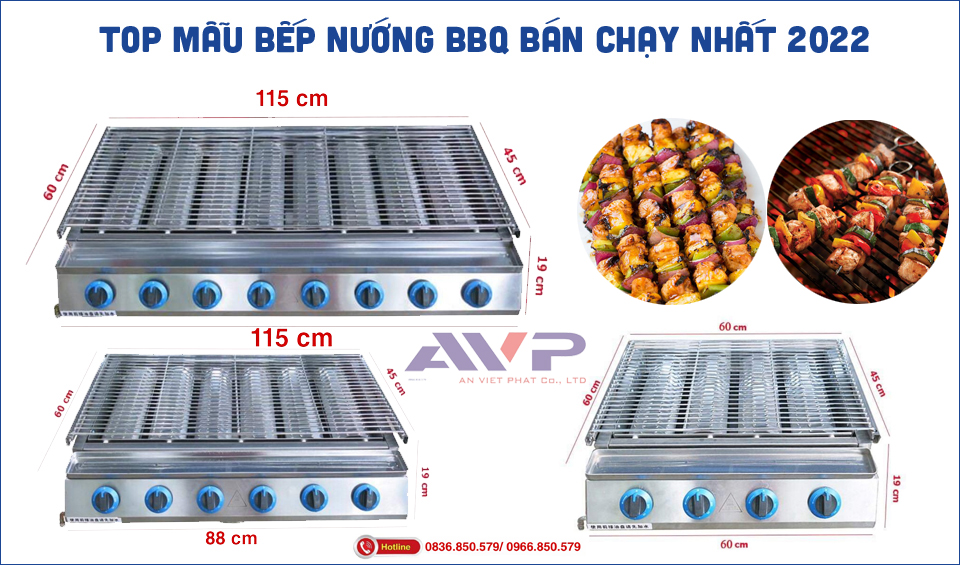Bếp nướng bbq công nghiệp do An Việt Phát sản xuất